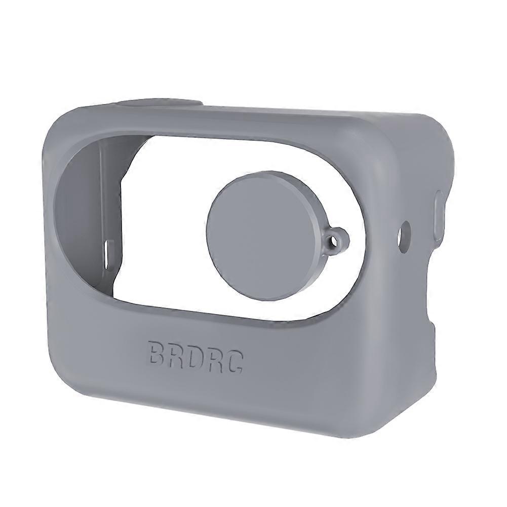 for GO3 Silicone Thumb Camera Charging Case Action Camera Protective Accessory Grey