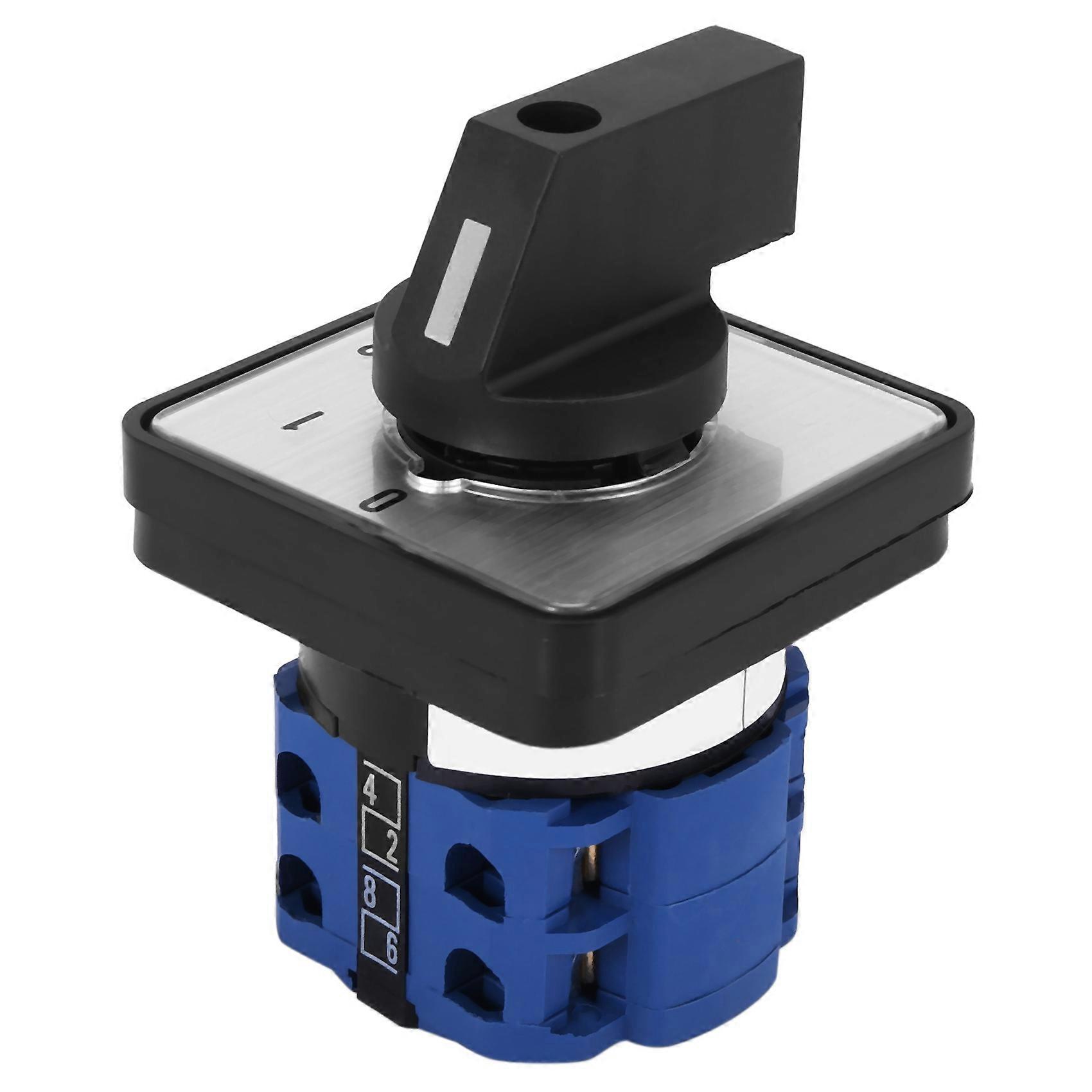 660V 20A Switch 4-Position 2 Pole Selector Universal Cam Changeover Switch Electric Motor Reversing