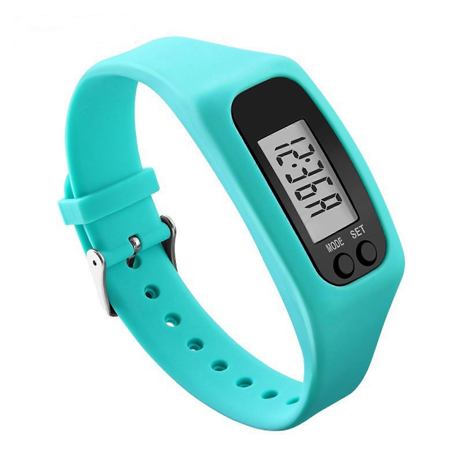 Pedometer Watch with LCD Display Simple Operation Walking Fitness Tracker Wrist Band