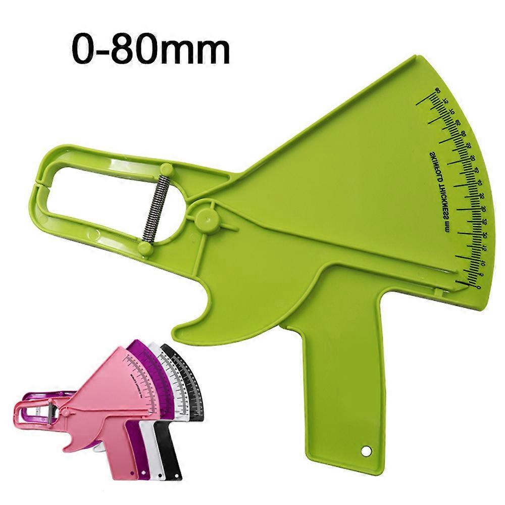 Precision Skinfold Caliper Measuring Body Fat 10 mm Precision Measures up to 80mm in Skin Fold Thicknes 5 Colors