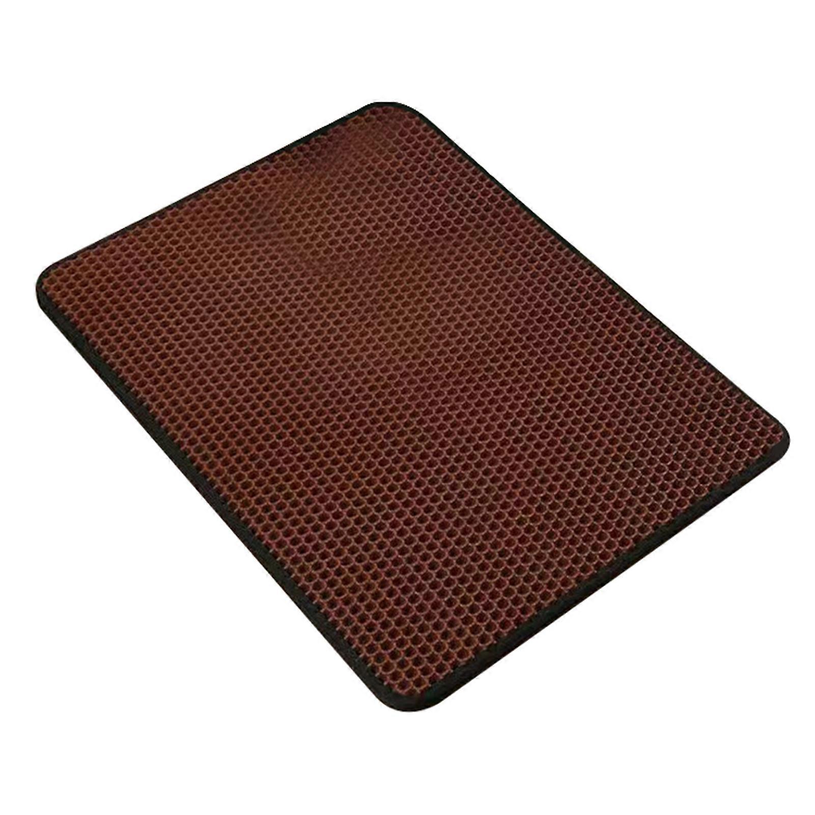 Double Layers Cat Litter Mat Multipurpose Anti-skli Cat Scratching Pad for hjemmet