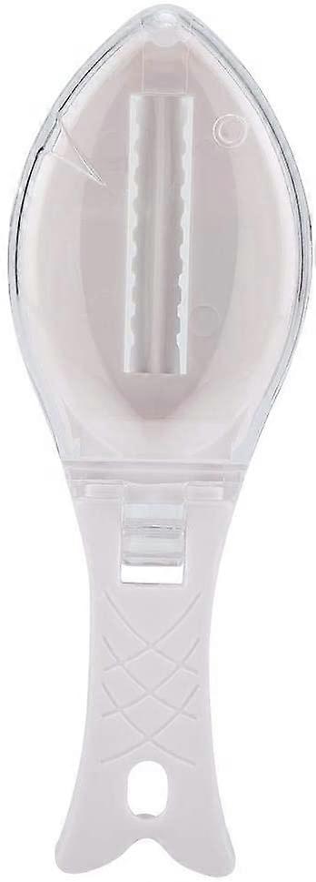 Quick and Safe Fish Scale Scraper - Fish Peeler, Kitchen Tools, White