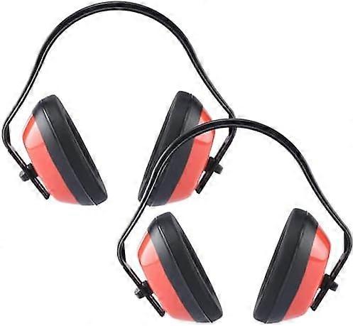 53925A Adjustable Safety Earmuffs for Noise Reduction, ANSI S3.19-1974 Approved Ear Protection, NRR 26 dB, Pack of 2