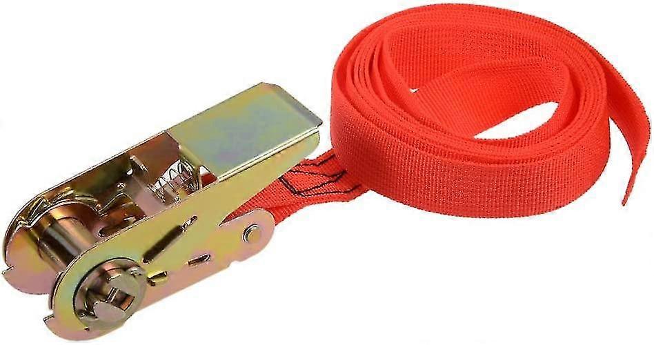 Ratchet Tie Down Lashing Strap 2mx25mm 250kg Load Cap Polypropylene For Moving