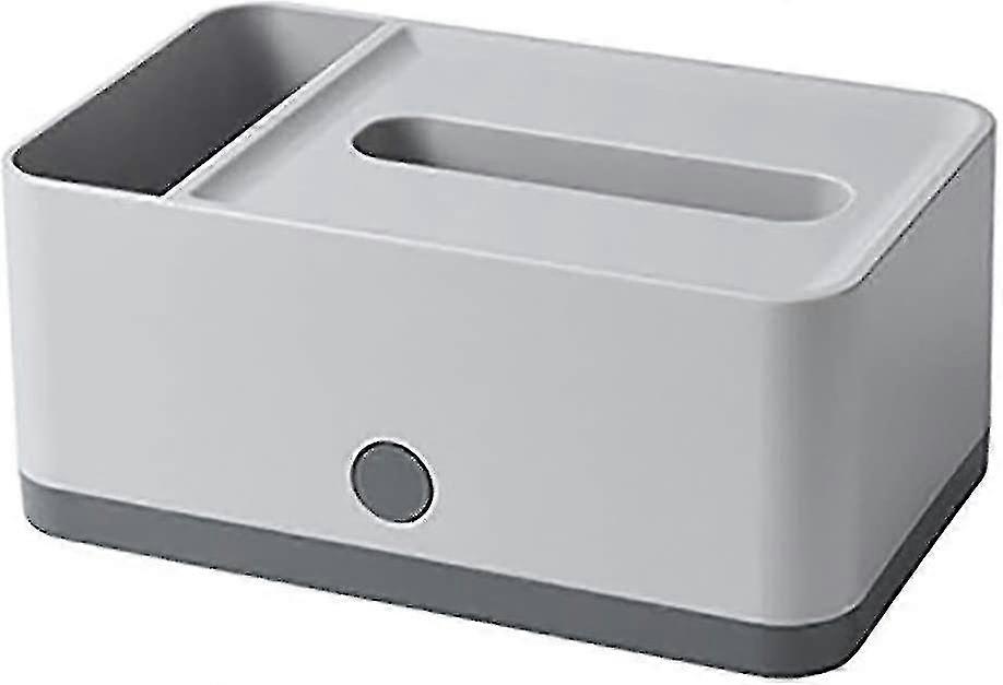 Desktop Spring Tissue Pumping Box Storage Holder Stationery Organizer