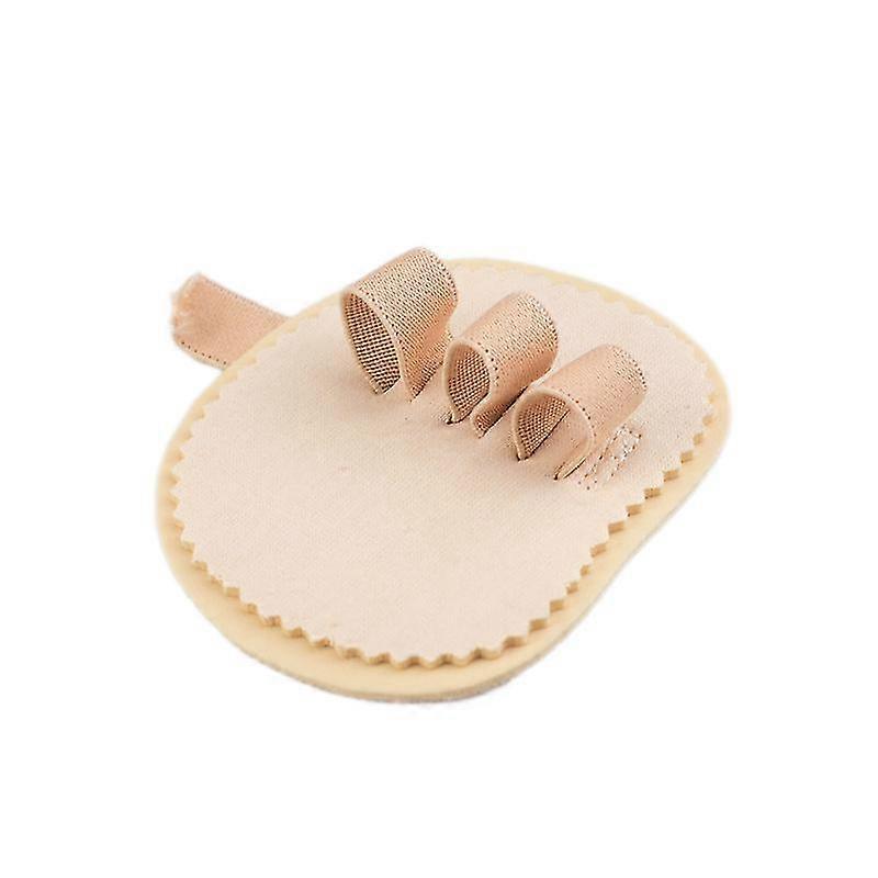 Adjustable Toe Straightening Pads, Splint Hammer Toe Corrector Set, 2 Pieces Skin Tone