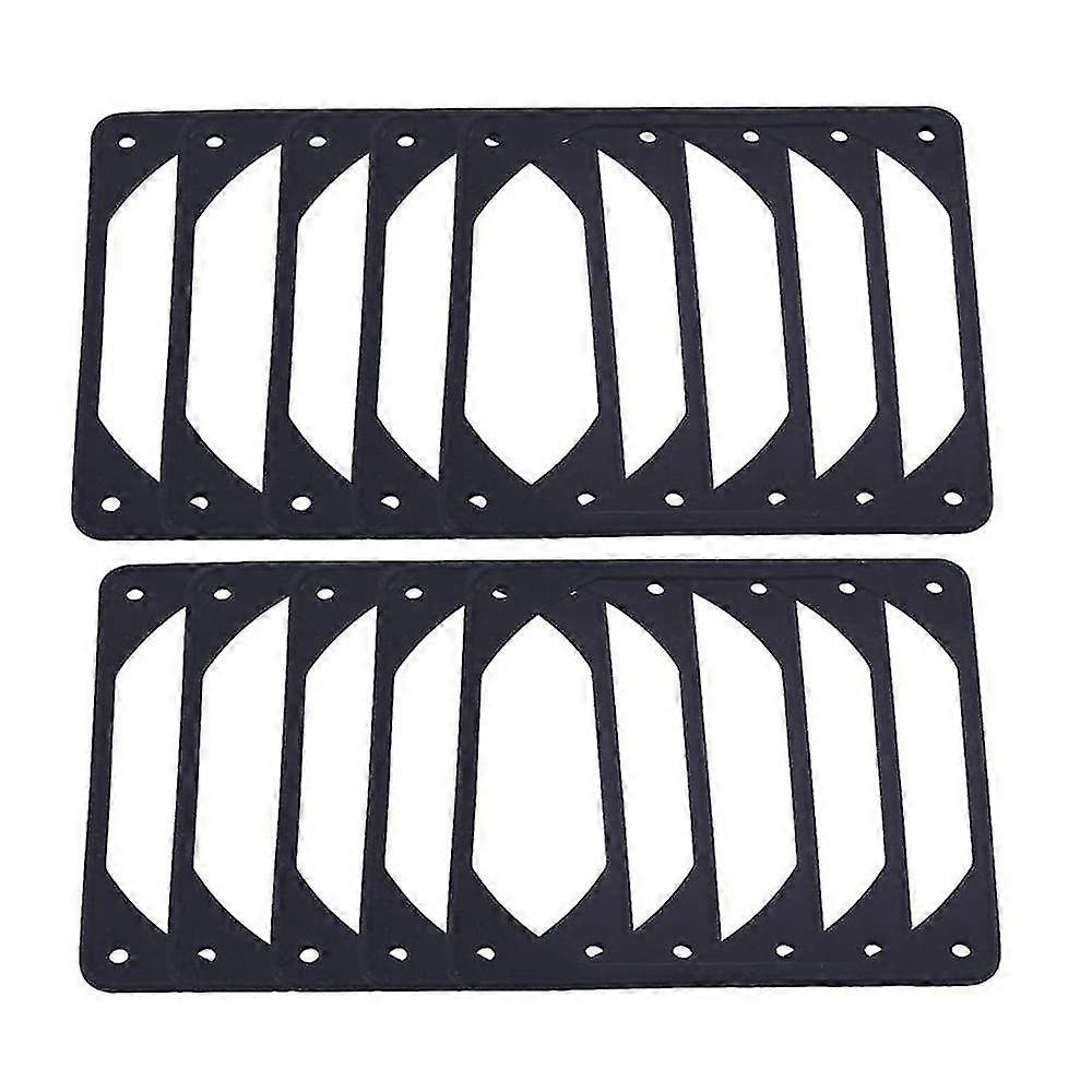 10pcs 120mm Anti-vibration Silicon Fan Gasket Noise Reducing Gasket Pad For Pc Computer Case Fan