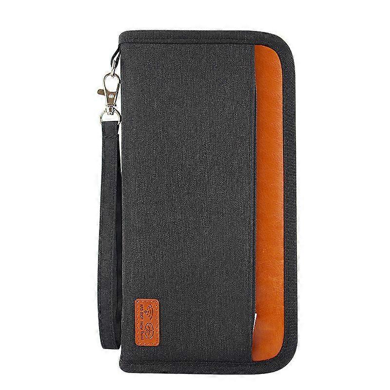 Multi-function Passport Holder Leather Rfid Wallet Passport Bag Portable Credit