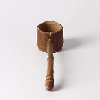 Bambus-Wasserschpfkelle Japanische Wasserschaufel Badelffel-Schpfkelle  mit langem Griff fr Gartentee-Ceremo (Haoyi | Fruugo DE