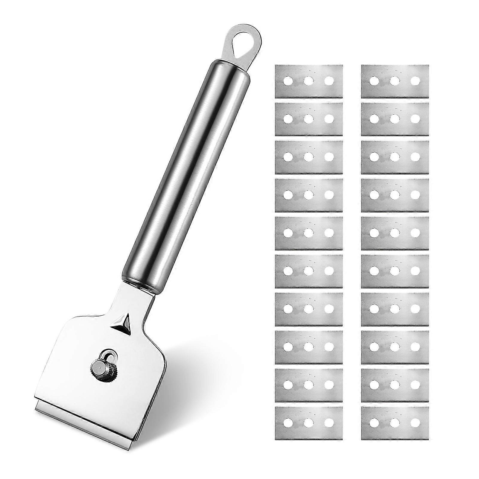 سيراميك مع 20 شفرات بديلة موقد مكشطة مواقد سبائك الزنك مطبخ المنزل