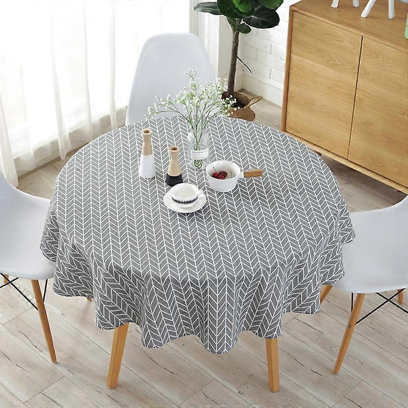 Nordic Style Tablecloth, Round Table And Round Tablecloth, Dustproof 150cm