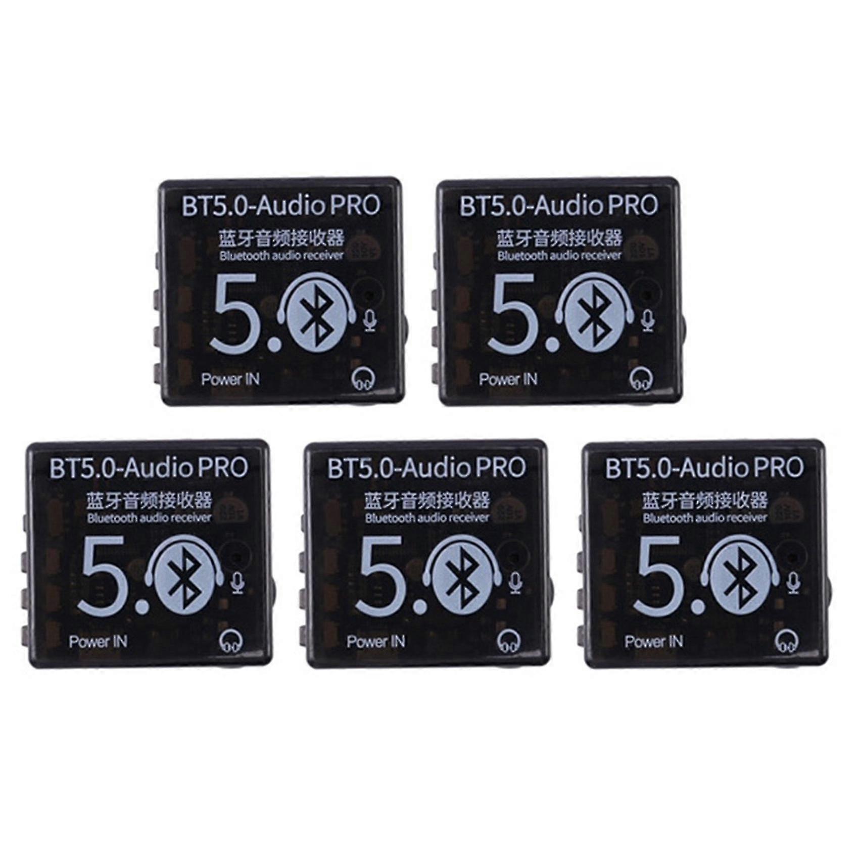 5pcs Bluetooth 5.0 Decoder Board Audio Receiver Bt5.0 Pro Mp3 Lossless Player Wireless Stereo Music