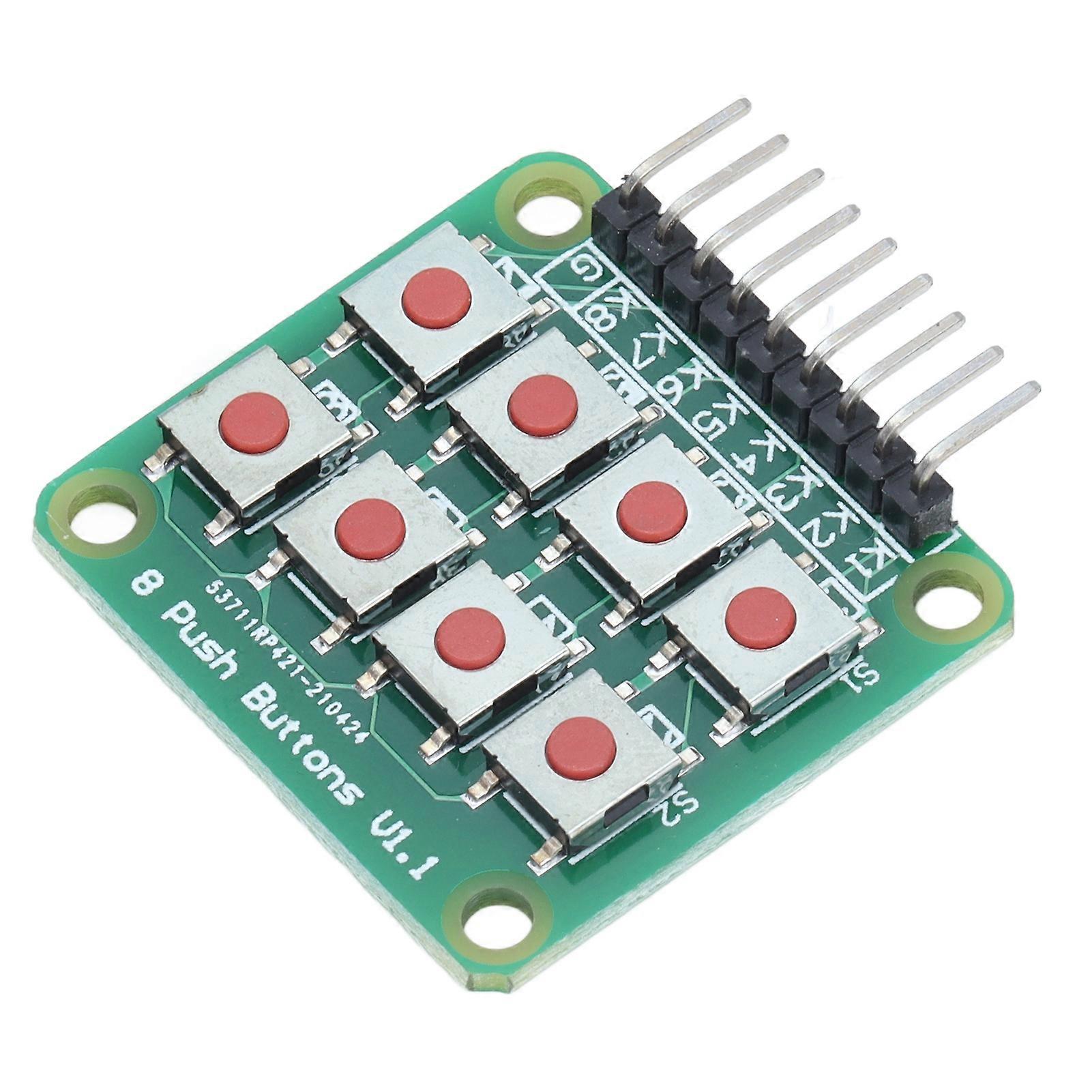 Bouton Module Clavier Panneau 2x4 Matrice 8 Push Micro Interrupteur pour Micro-ordinateur à puce unique