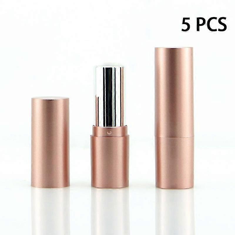 أنبوب أحمر الشفاه الفارغ المصنوع يدويا بلسم الشفاه القابل لإعادة الملء حاوية طلاء الشفاه ملحقات مستحضرات التجميل DIY ل