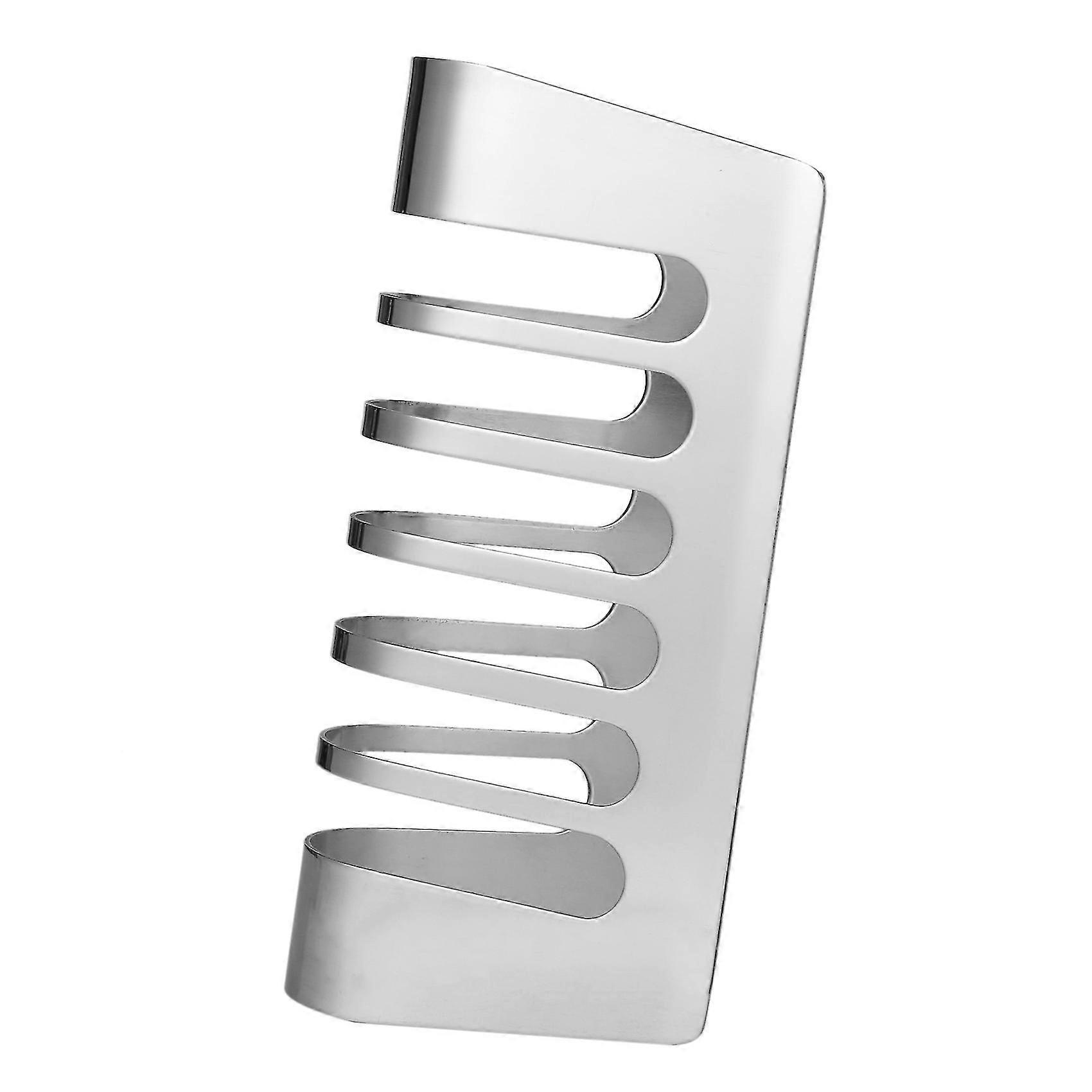 Toast Rack Bread Holder 6 Slice Slots Tool Cooling Grid Bread Rack1pcs-silver