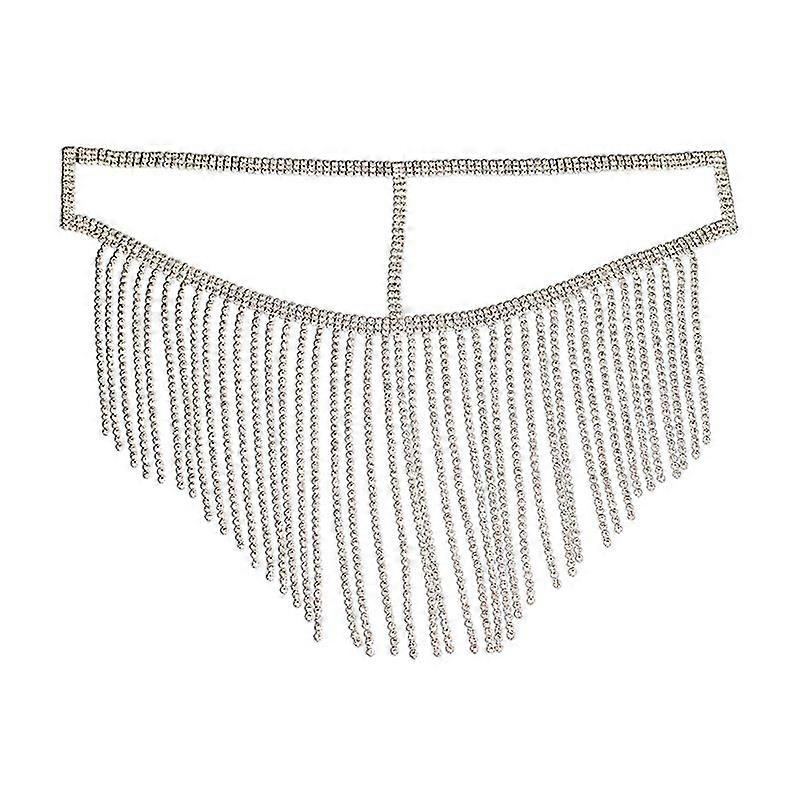 Crystal Veil Mask Rhinestone Tassel Face Mask Belly Dance Masquerade Headwear