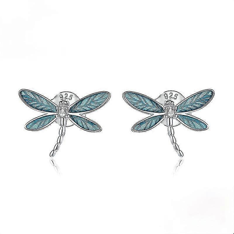 Earrings Sterling Silver Dragonfly Earrings