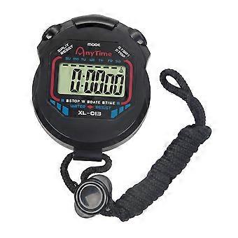 Professional Digital Stopwatch Timer,Handheld LCD Chronograph Water  Resistant Stop Watch with Alarm Feature for Sports Fitness Coaches and  Referees