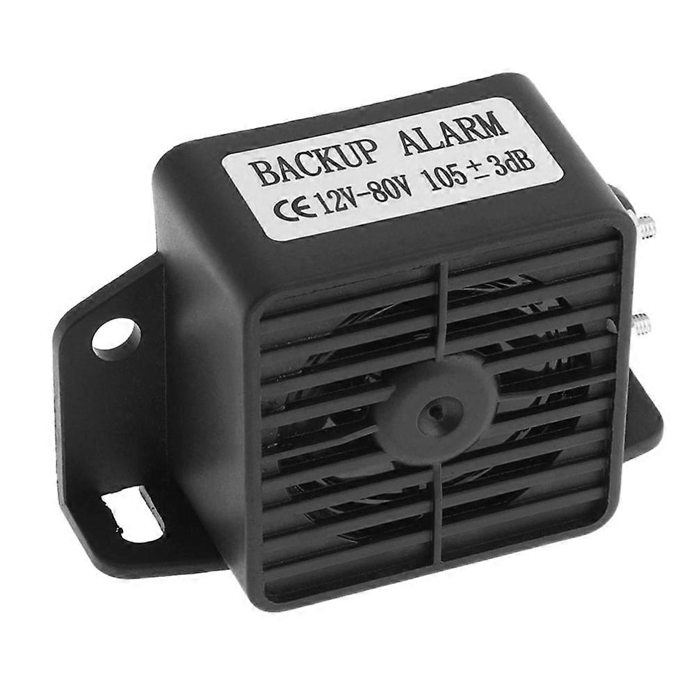12V 24V-80V 105dB Decibel Backup Siren Beeper Buzzer Sound Warning Alarm Car Truck Vehicle Horn For Vehicle Reversing Reminders