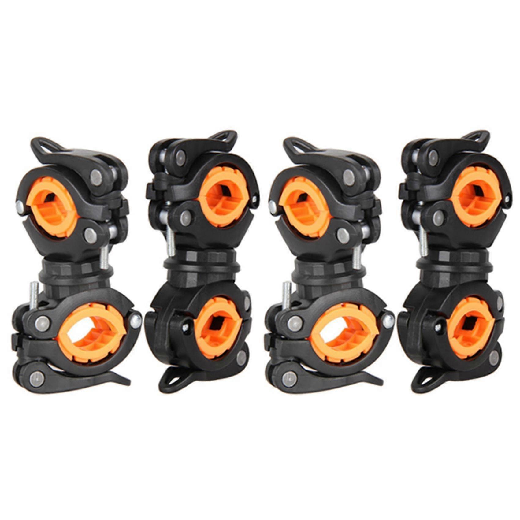 2x 360 Grad rotierende Radfahren Fahrrad Licht Doppelhalter Led Front Taschenlampe Pumpe Lenker Ho