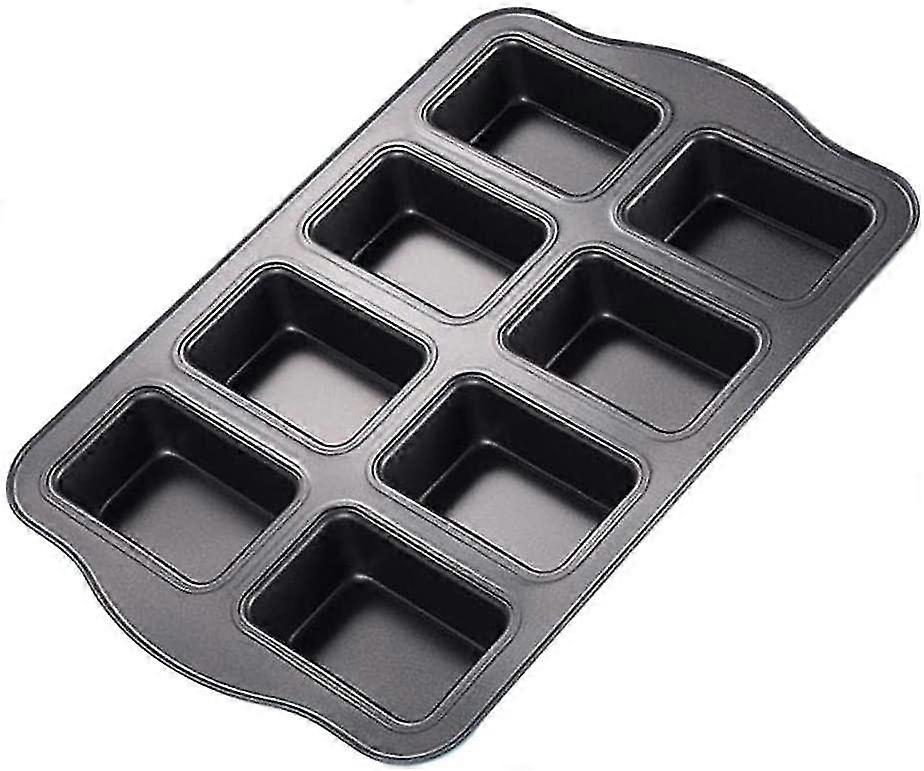 Mini Loaf Pan, 8-cavity Non-stick Muffin Pan ,brownie Bakeware