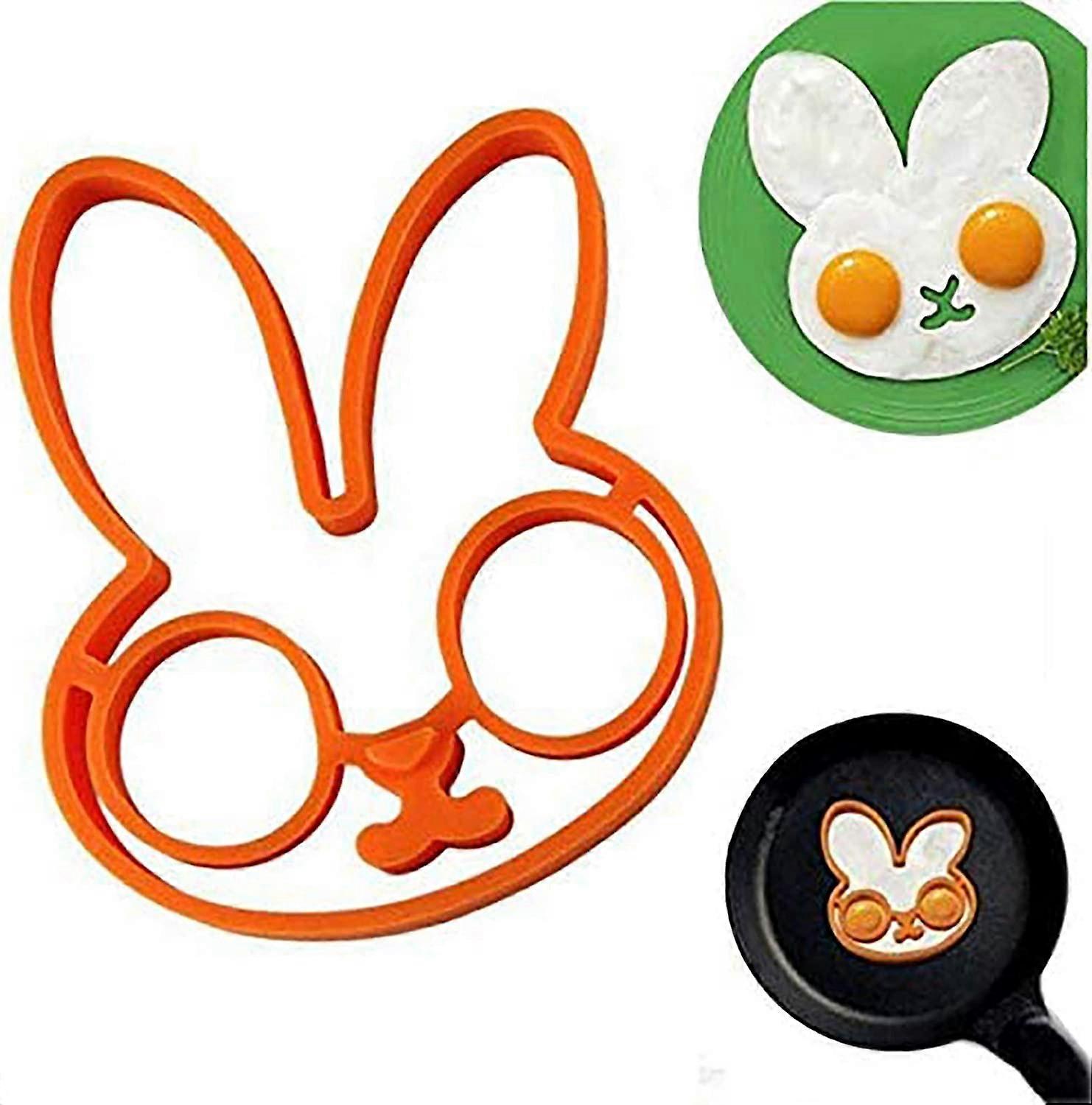 Fried Egg Mold, Creative Silicone Omelette Molds Egg Pancake Ring