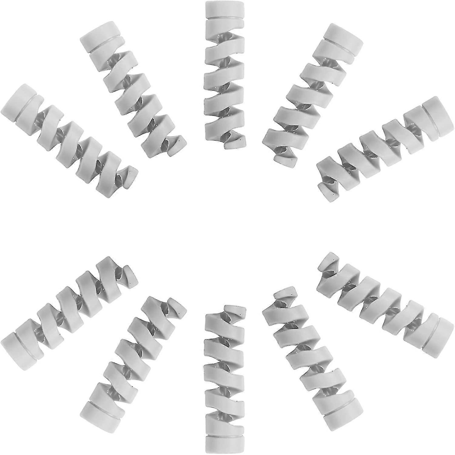 10pcs Charger Cable Saver(white)