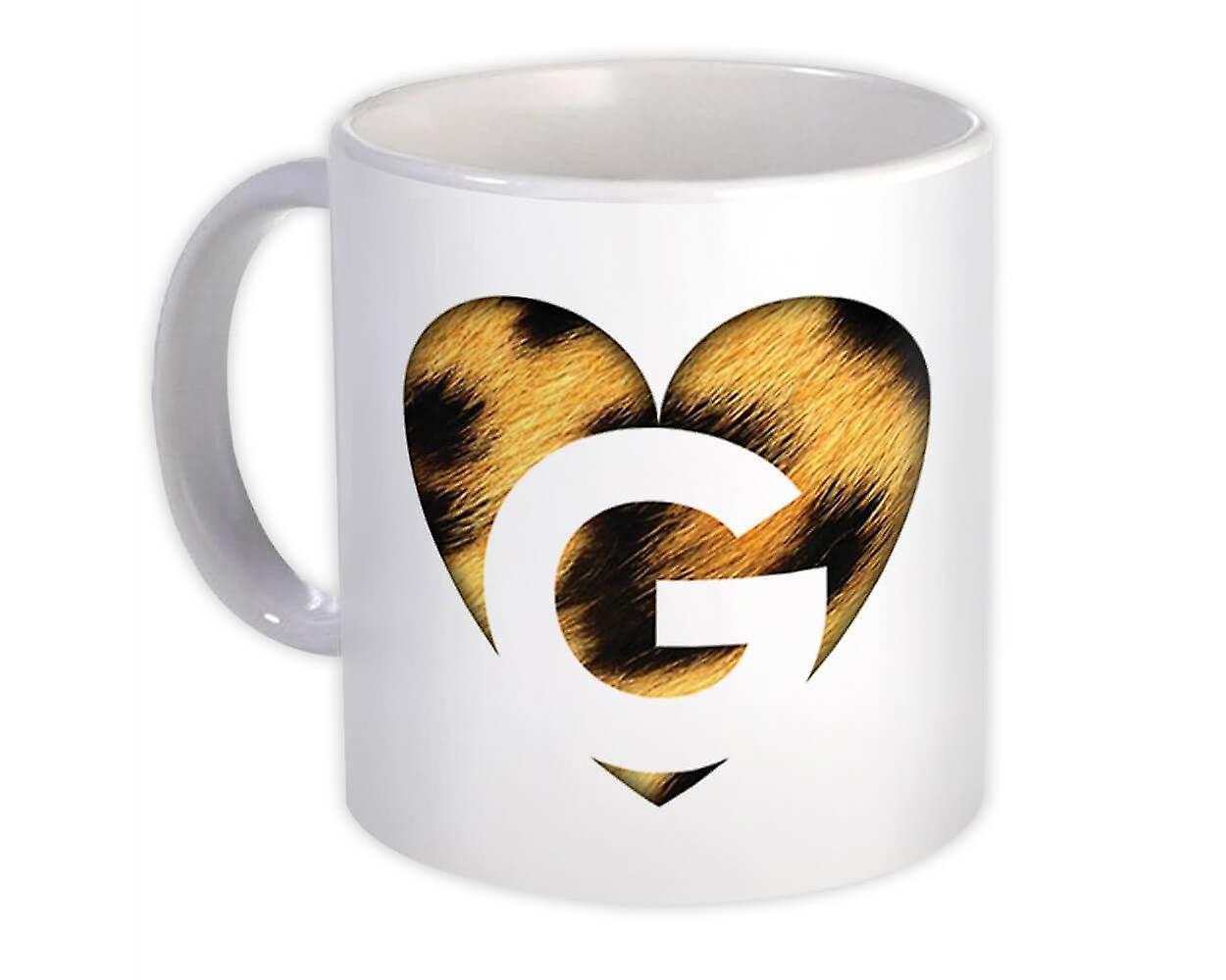 Gift Mug: Monogram Letter G Animals