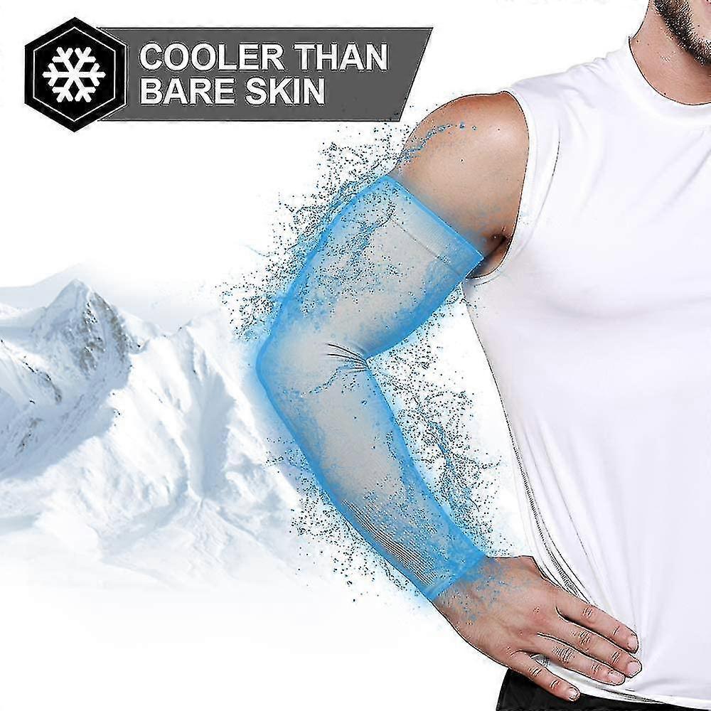 2 pares sun uv proteção mangas de braço compatíveis com homens e mulheres, Upf 50