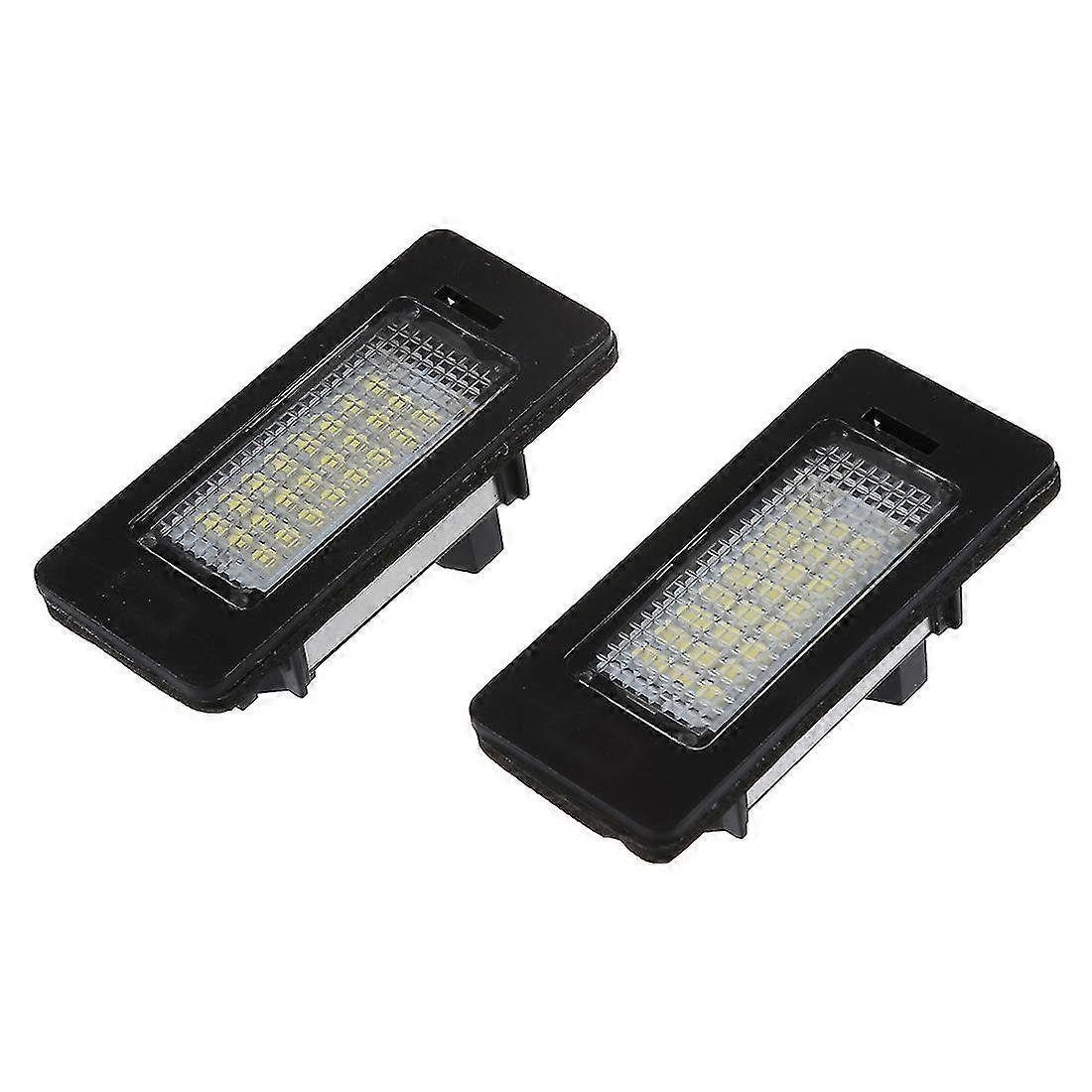 Pair Error Free 24 3528 Led License Plate Light Lamp For Bmw E39 E60 E61 E90 5 Series