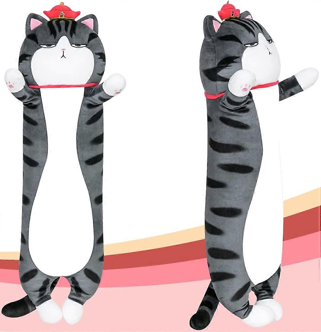 Cat Plush Pillow, 60cm Soft Cat Pillow, Cat Body Pillow, Cat Plush Toys For All Ages