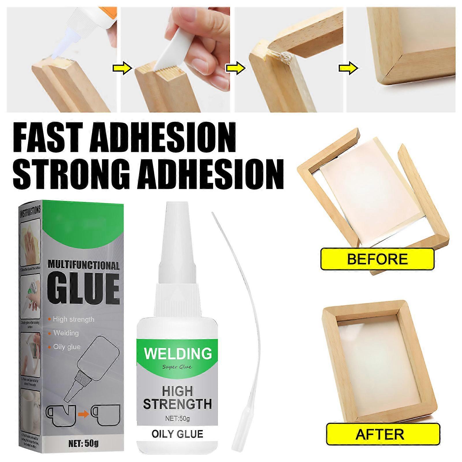 Welding High-Strength Oily Glue, Universal Super Glue Gel, Instant Bonding in 10 Seconds, Strong Adhesion, Repairs Last A Long Time 30ml