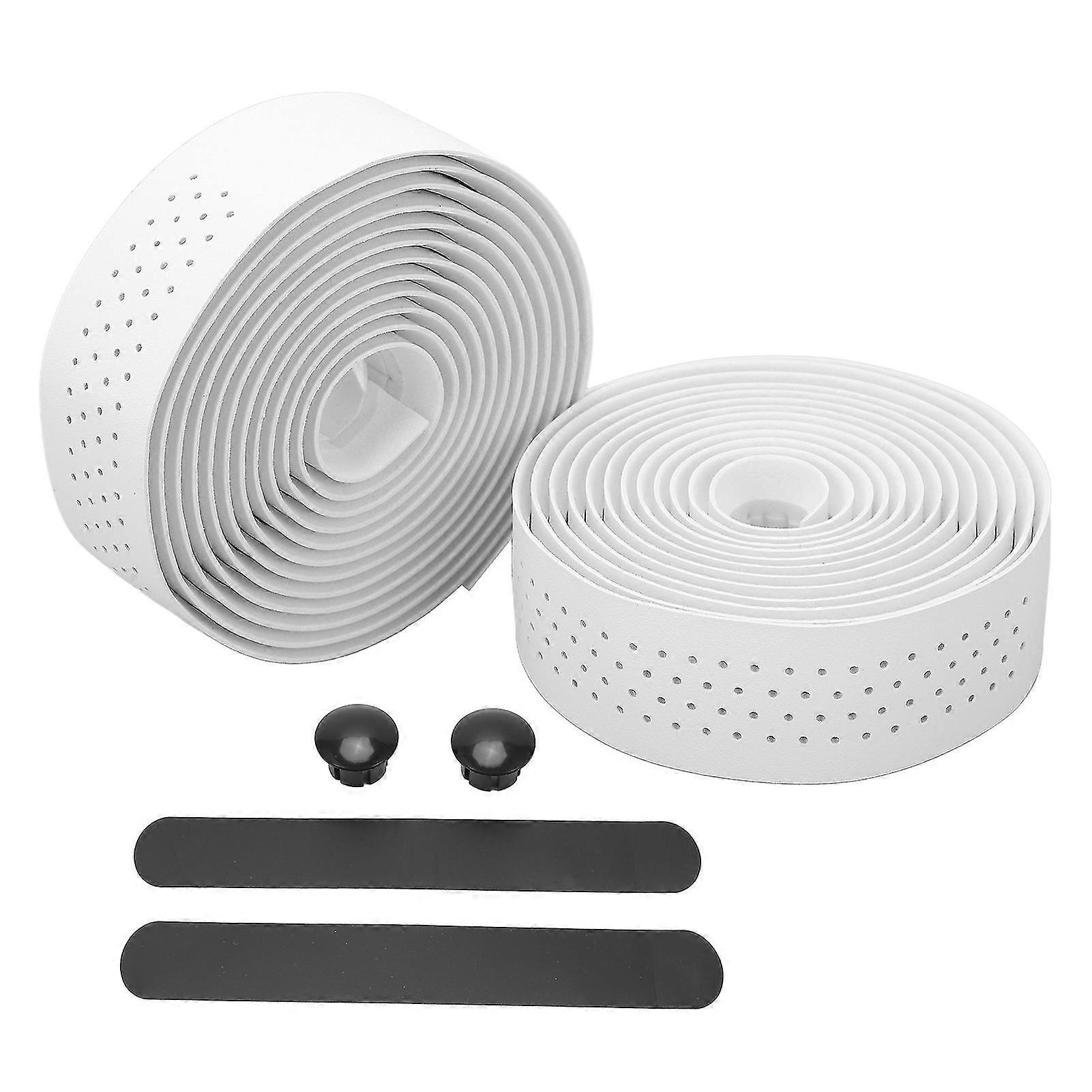Cycling Accessory: White Mountain Bike Handlebar Tape for Sweat Absorption and Anti-Slip