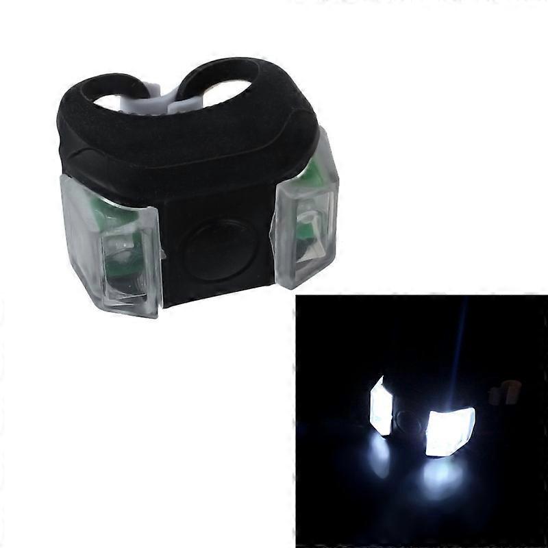 black New Bicycle Lighting LED Light Lamp Flashlight Bike