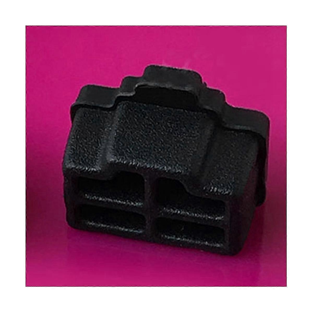 100pcs Black Ethernet Hub Port Rj45 Anti Dust Cover Cap Protector Plug Rj45 Interface Dust Plug For