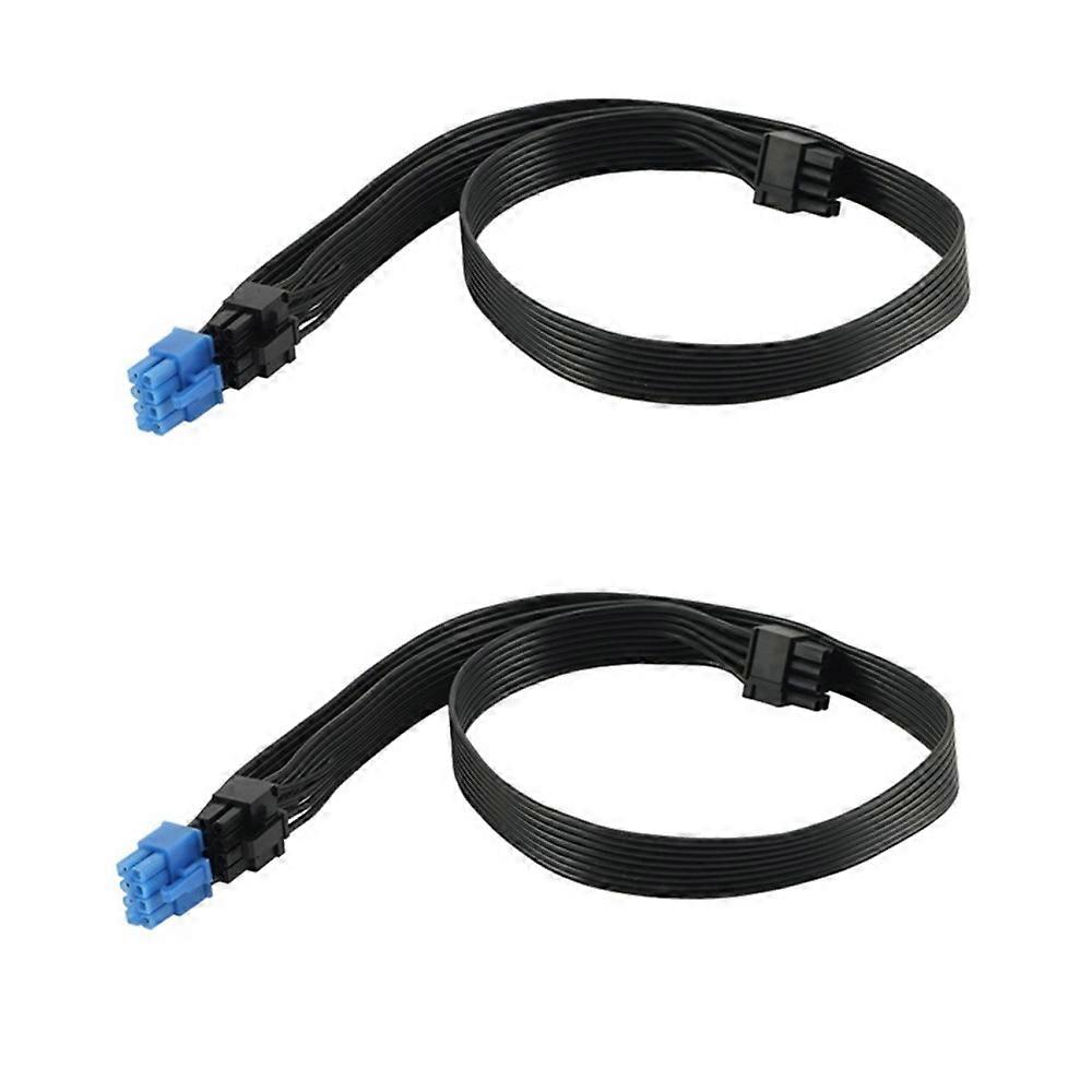 2 Stück PCIE 8Pin zu Dual 6 + 2Pin Netzteilkabel GPU PCIe 8 Pin 1 zu 2 Spliter für HX1050 HX850 HX7