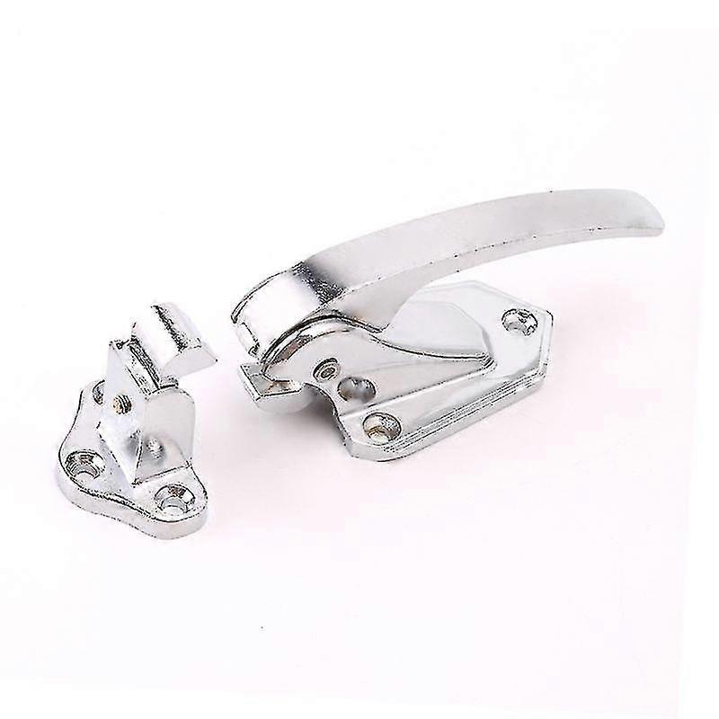 Zinc Alloy Door Handle Lock Spring Loaded Pull Handle Latch For Oven Refrigerator Freezer