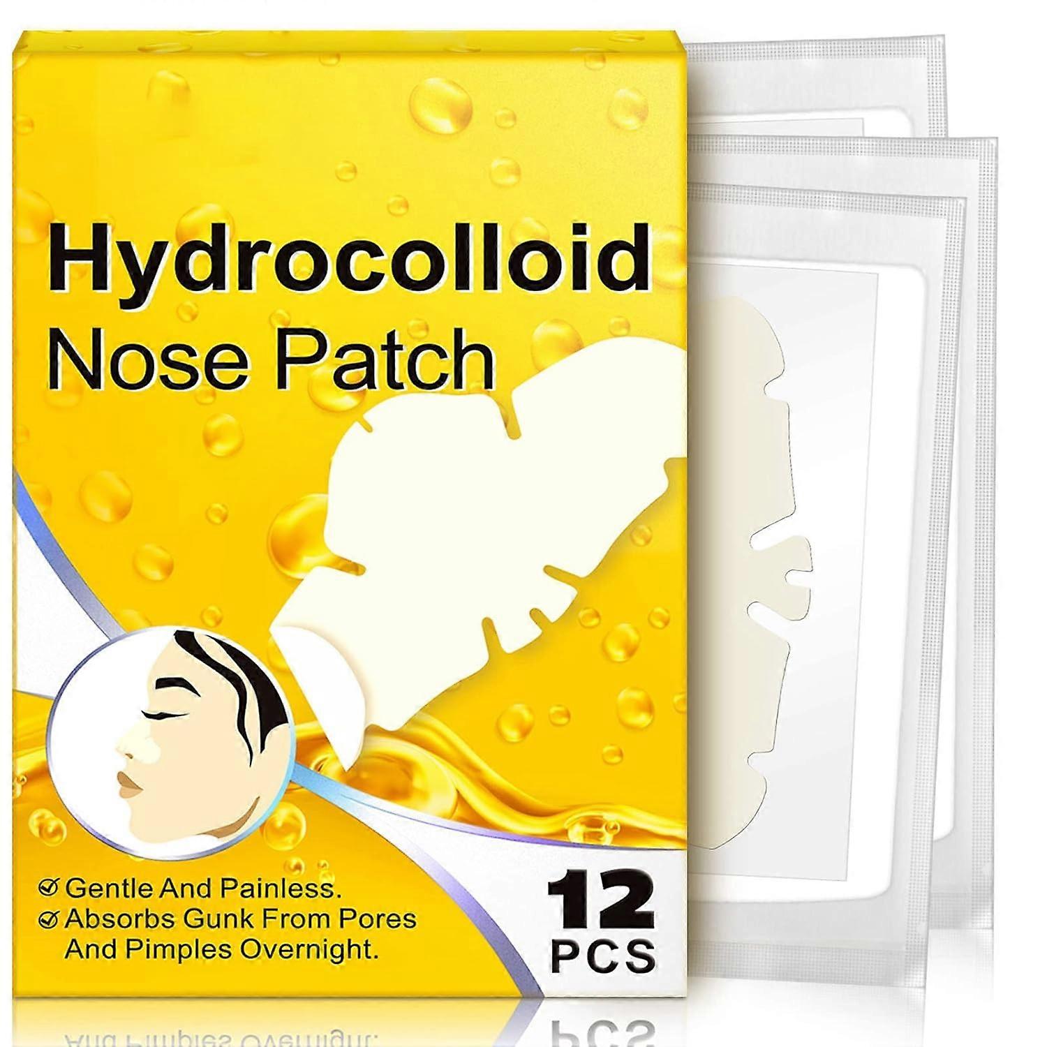 Hydrocolloid Nose Plasters for Pores, Pimples, Zits, Oil, Blackheads, Acne Removal Strips, Pore Cleansing, Nose Stickers