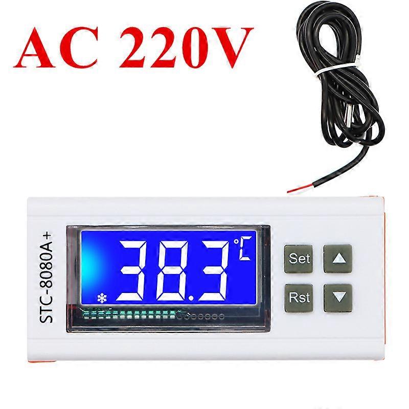 STC-8080A+ Refrigerator Thermostat Temperature Controller Refrigeration Automatic Defrost Timer Intelligent Single Probe 40%off