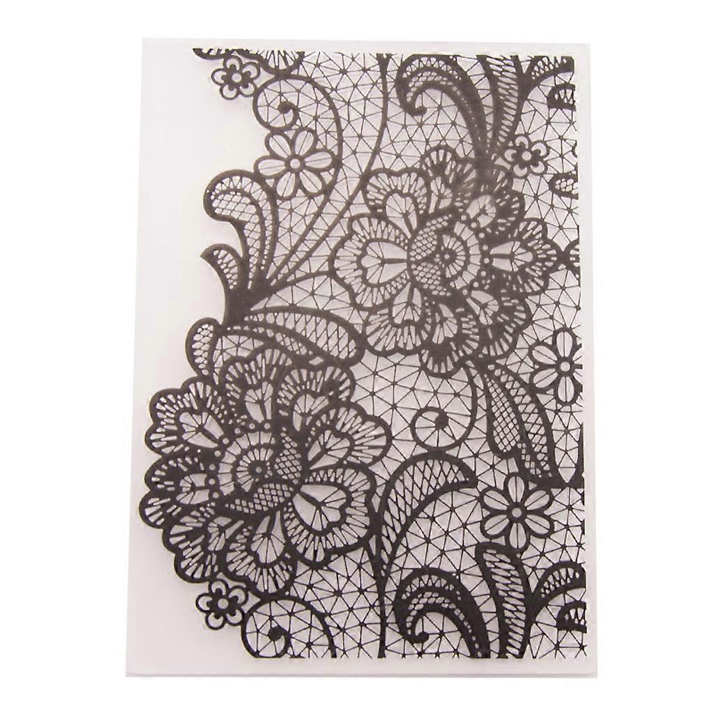 Flower Net Plastic Embossing Folder Template for DIY Scrapbooking Photo Album