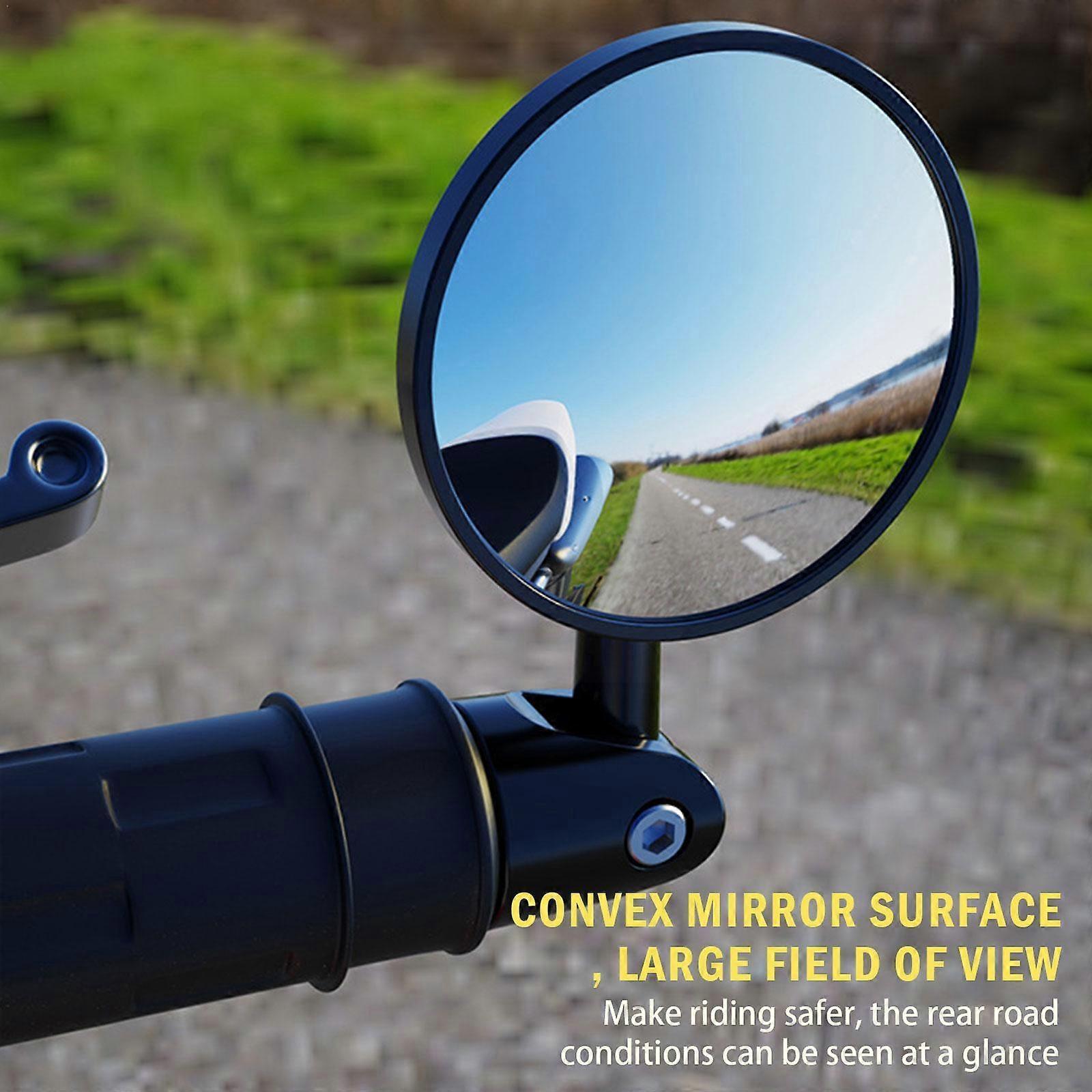 Par de espejo retrovisor de motocicleta redondo 7/8 