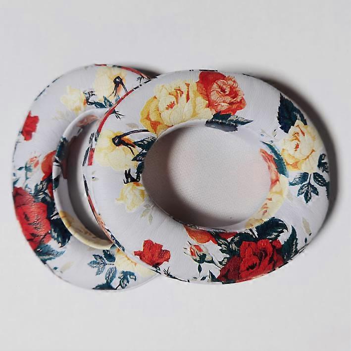 Earpads Cushions Compatible For Beats Studio 2 Wireless - White with flower