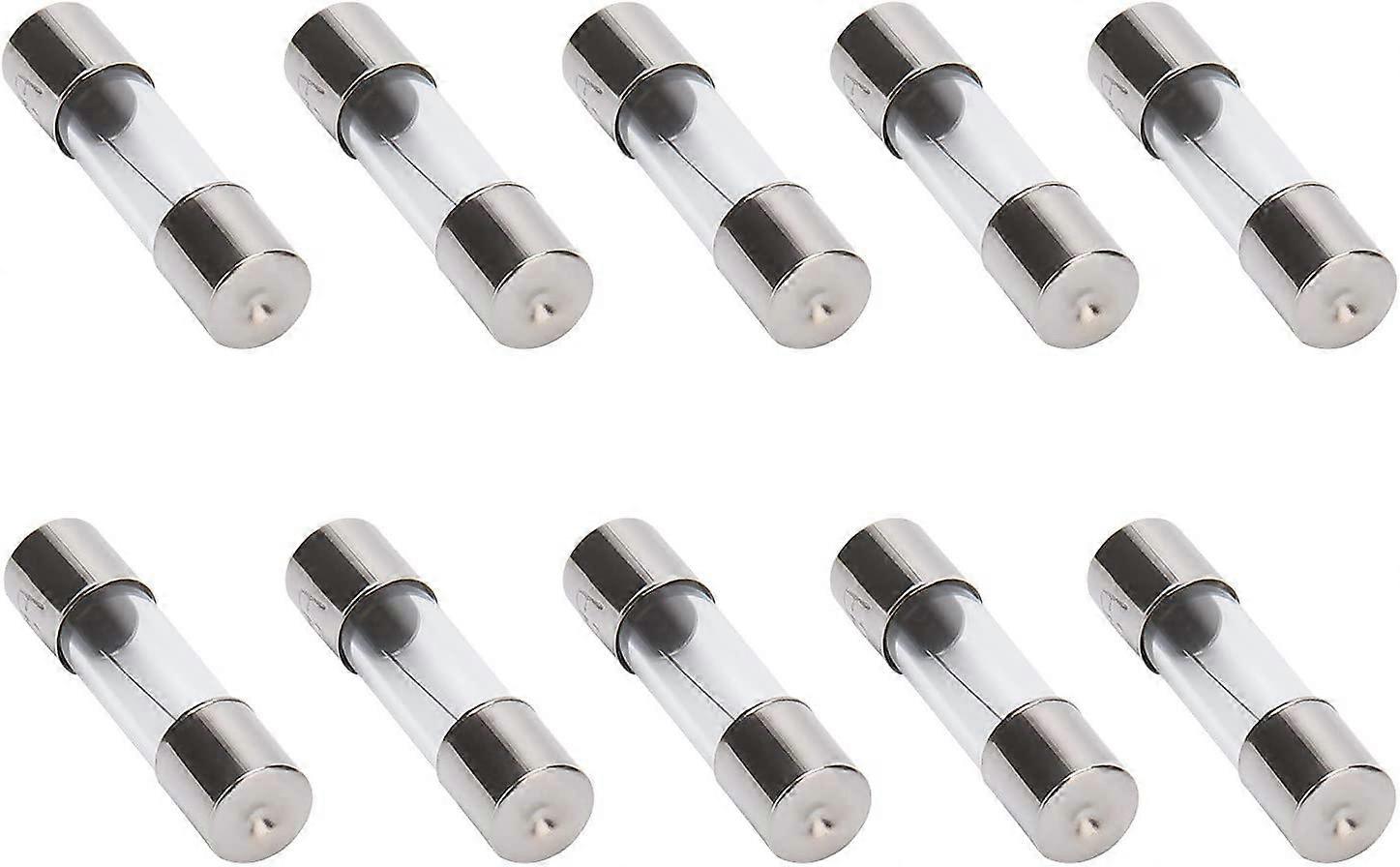 10 ks F5AL Rychlozapalovací pojistka 5A 250V skleněná pojistka 5 x 20 mm (5amp) (F5A) (F5A)