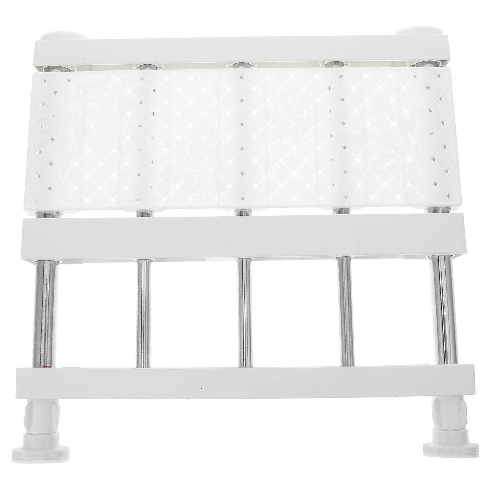 1 Set Shelf Divider and Separators Nail-free Retractable Storage Rack for Closet