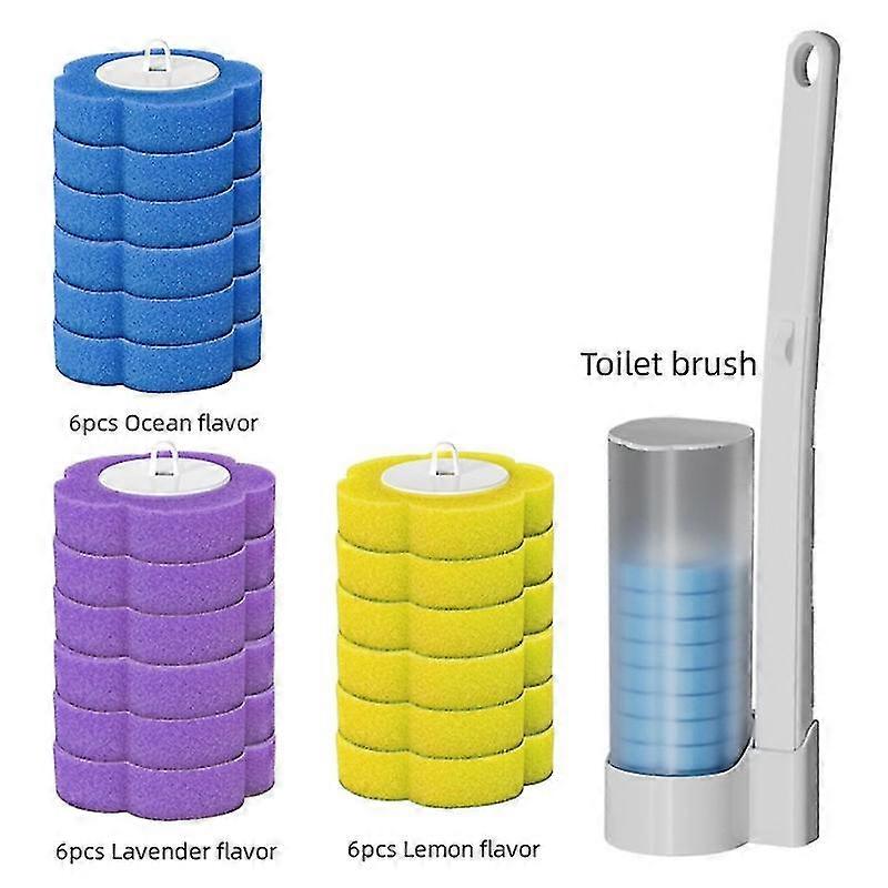 Wall-mounted Disposable Toilet Brush