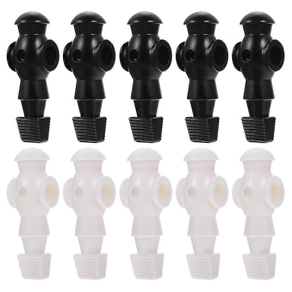 10Pcs Football Machine Player Foosball Machine Football Man Table Soccer Players Replacement Parts
