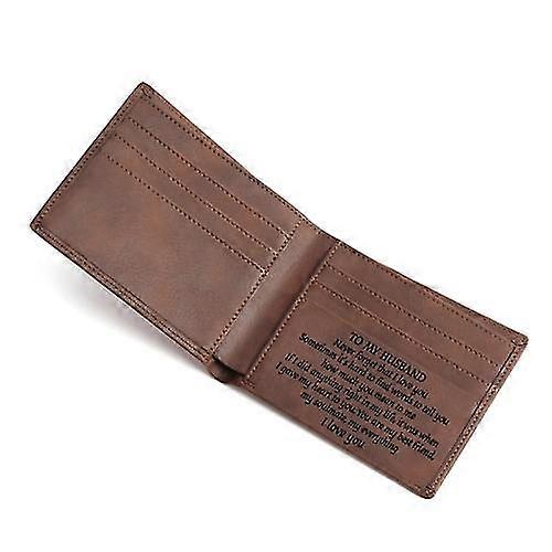 Vintage Pu Leather Men Lettering Wallet-MXBC