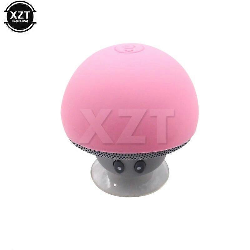 Portable Mini Wireless Bluetooth Speaker Creative Mushroom Head Suction Cup Stand Smart Small Audio