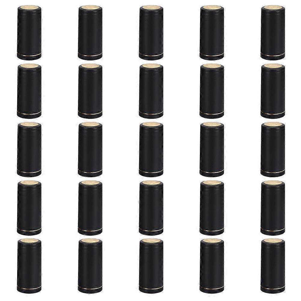 25pcs Heat Shrink Capsules Wine Bottles Caps Sleeves Suitable for Wine Bottle