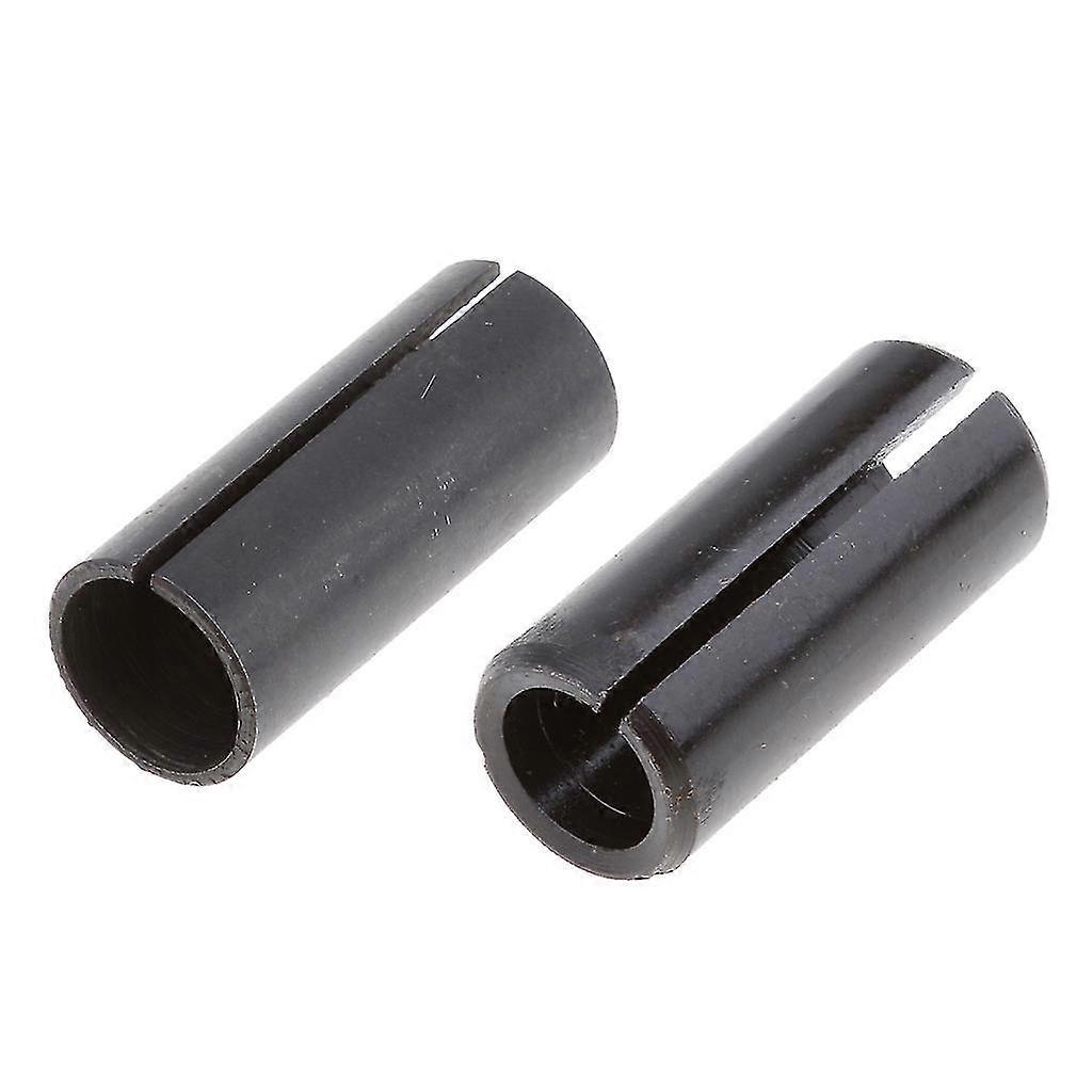 2pcs Woodworking Engraving Tool, Collet Chuck Adapter, Milling Bit Chuck, High Precision, Carbide, 8mm 10mm